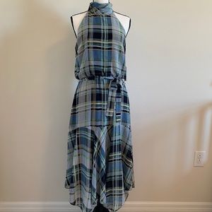 Vince Camuto Plaid Elements Sleeveless Dress